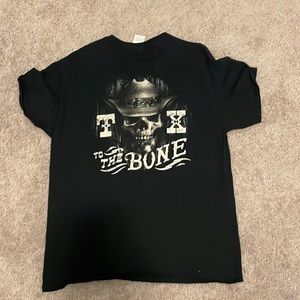 Large Typhoon Texas, Texas To The Bone T shirt.